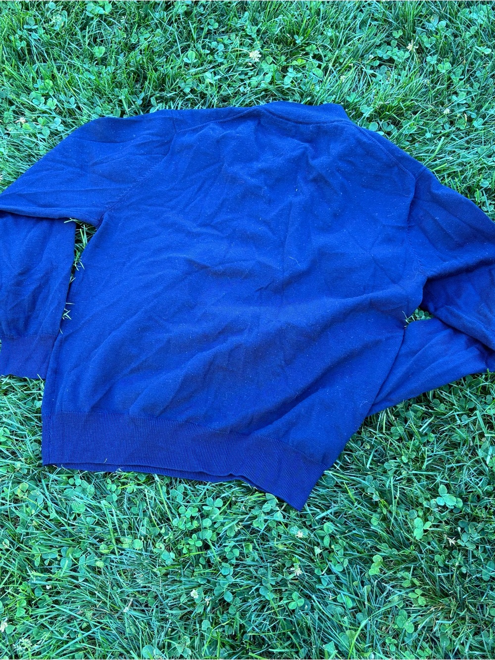 Peter Millar Men's Quarter-Zip Sweater Blue - Picture 6 of 6